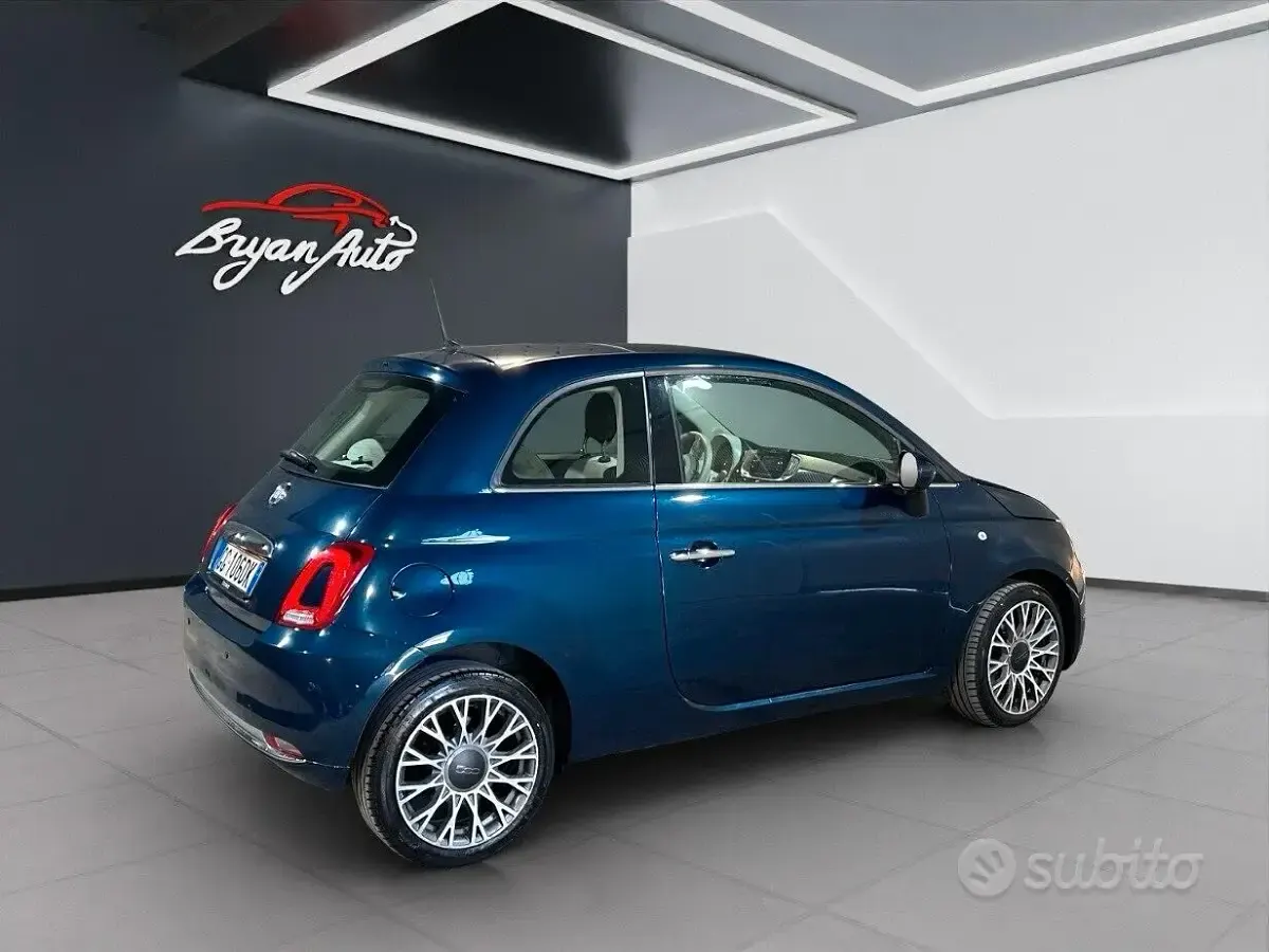 Usata Fiat 500 Lounge 69 CV (50 kW) 2019 Blu Berlina