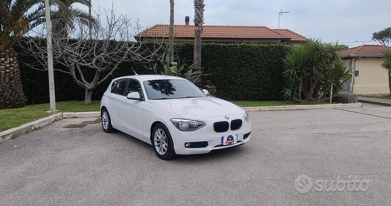 Usata BMW 116 Efficient Dynamics 116 CV (85 kW) 2012 Bianco Utilitaria