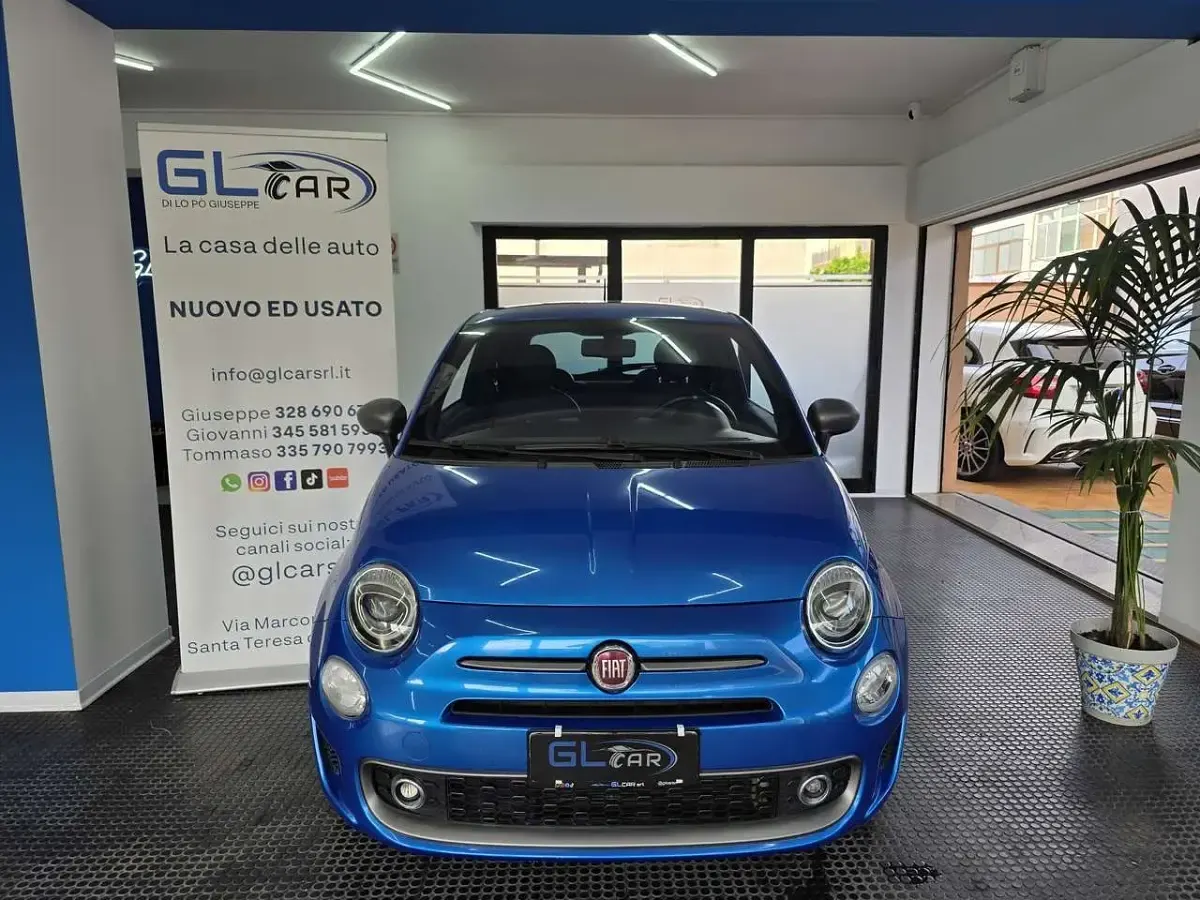 Usata Fiat 500 Sport 69 CV (50 kW) 2019 Blu Berlina