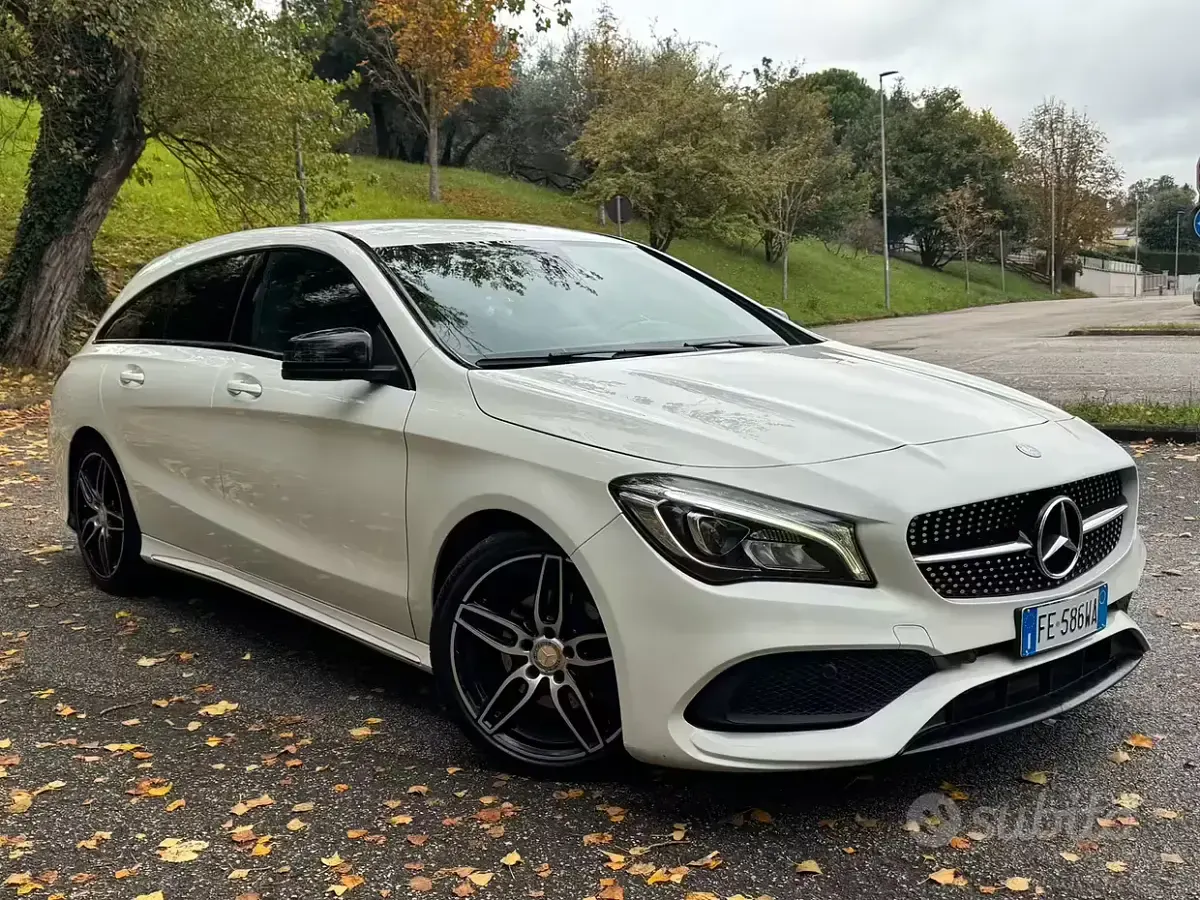 Usata Mercedes CLA200 136 CV (100 kW) 2016 Bianco Coupé
