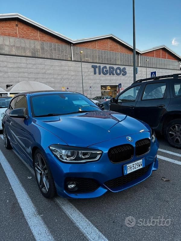 Usata BMW 114 M Sport 95 CV (69 kW) 2017 Blu Utilitaria