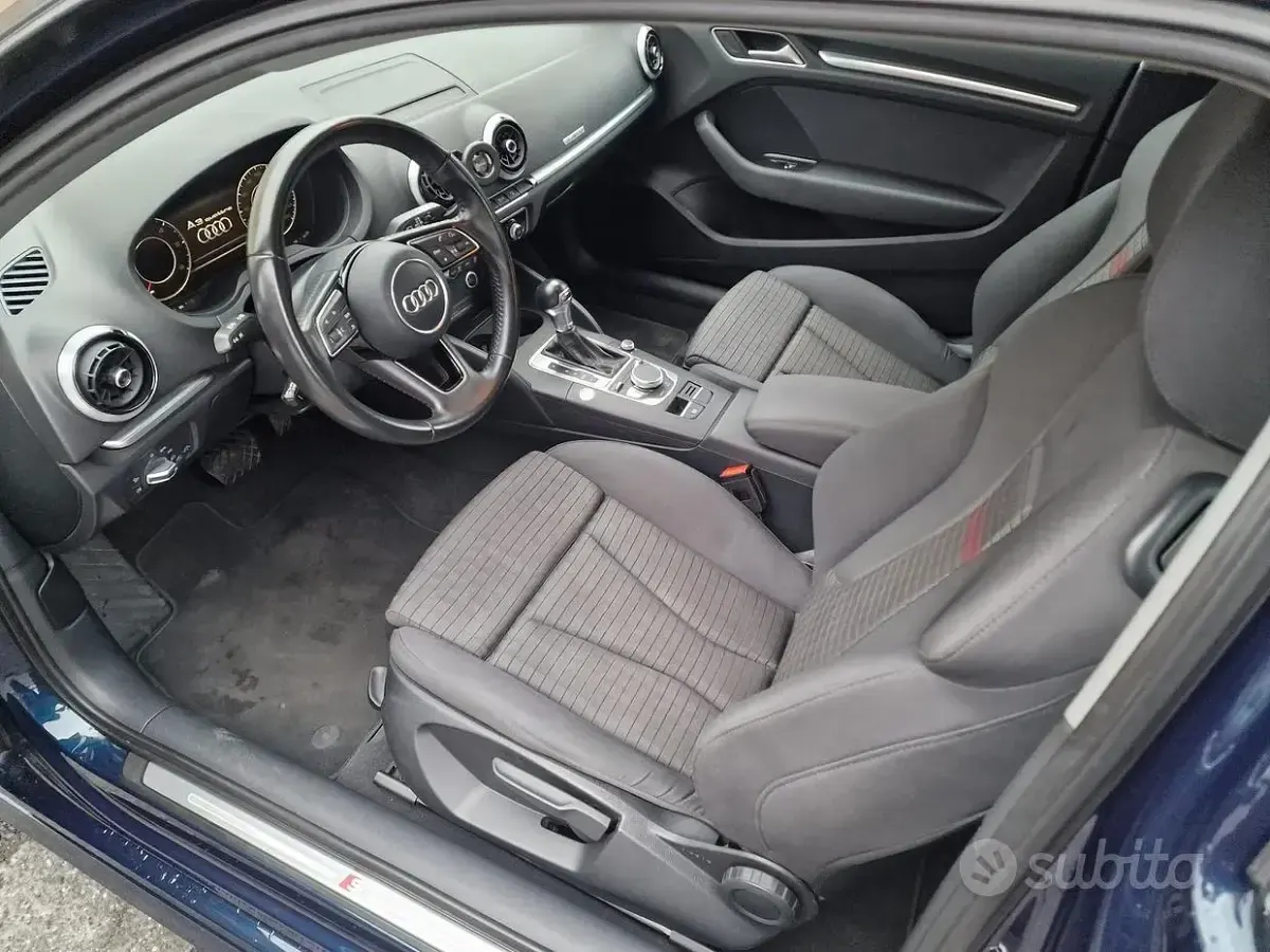 Usata Audi A3 Sport 184 CV (135 kW) 2017 Blu Berlina