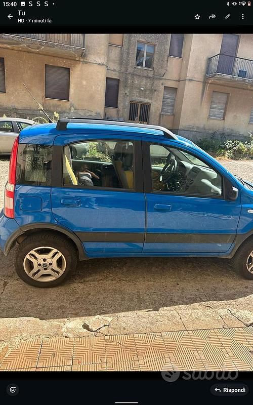 Usata Fiat Panda 4x4 2005 Blu Utilitaria