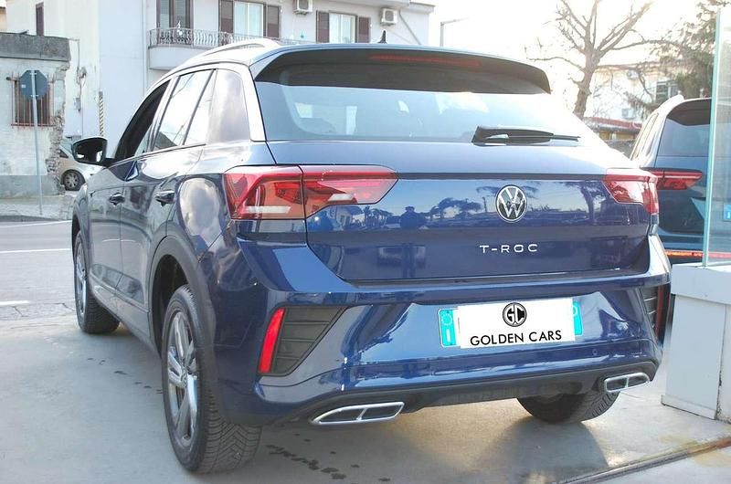 Usata VW T-Roc R-line 150 CV (110 kW) 2020 Blu/azzurro SUV