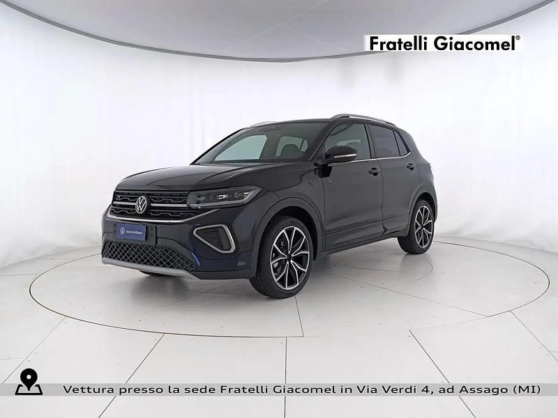 Deep black perlato Usata 2025 VW T-Cross R-line Plus SUV | 22.900 € (Buon prezzo) - Immagine 1/4