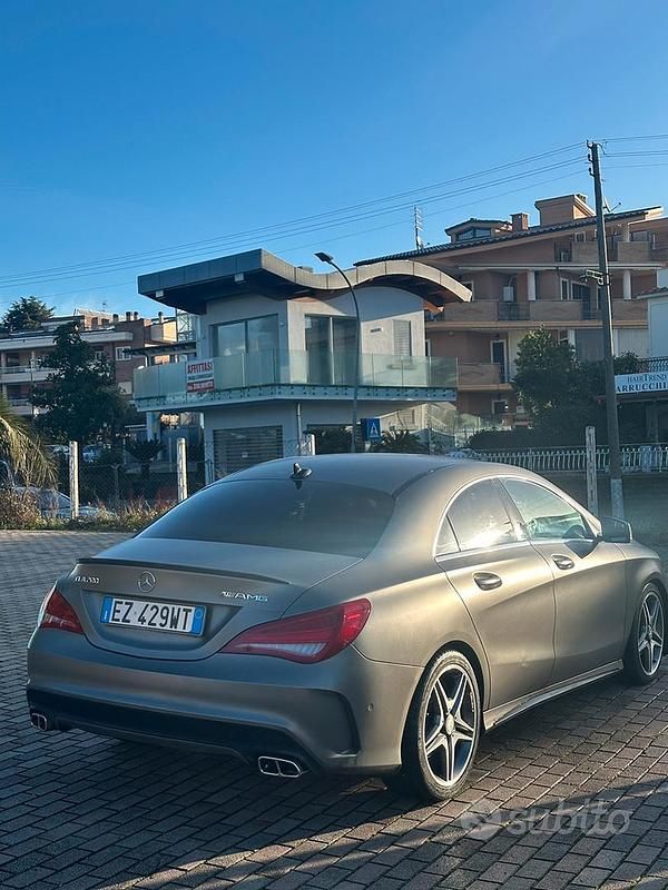 Usata Mercedes CLA200 136 CV (100 kW) 2015 Grigio Coupé