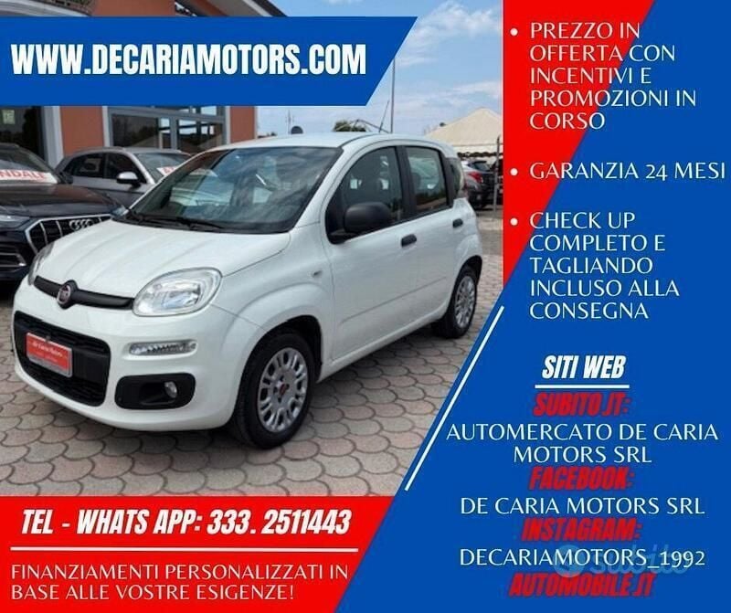 Bianco Usata 2013 Fiat Panda Easy Due volumi | 6700 € (Buon prezzo) - Immagine 1/4