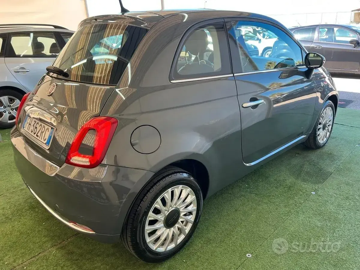 Usata Fiat 500 Lounge 70 CV (51 kW) 2017 Grigio Berlina