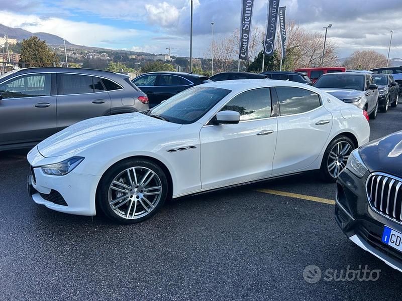 Usata Maserati Ghibli 275 CV (202 kW) 2014 Bianco Berlina