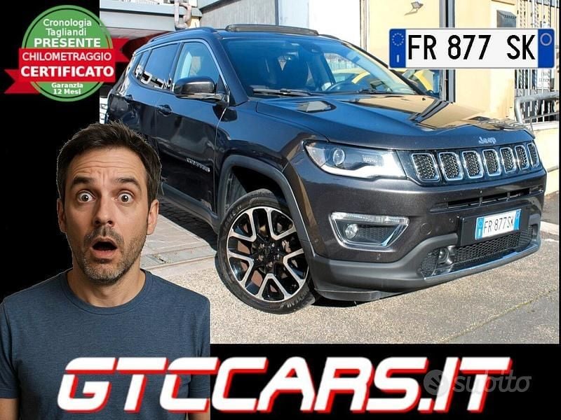 Usata Jeep Compass Limited 140 CV (102 kW) 2018 Granite christal metallizzato SUV