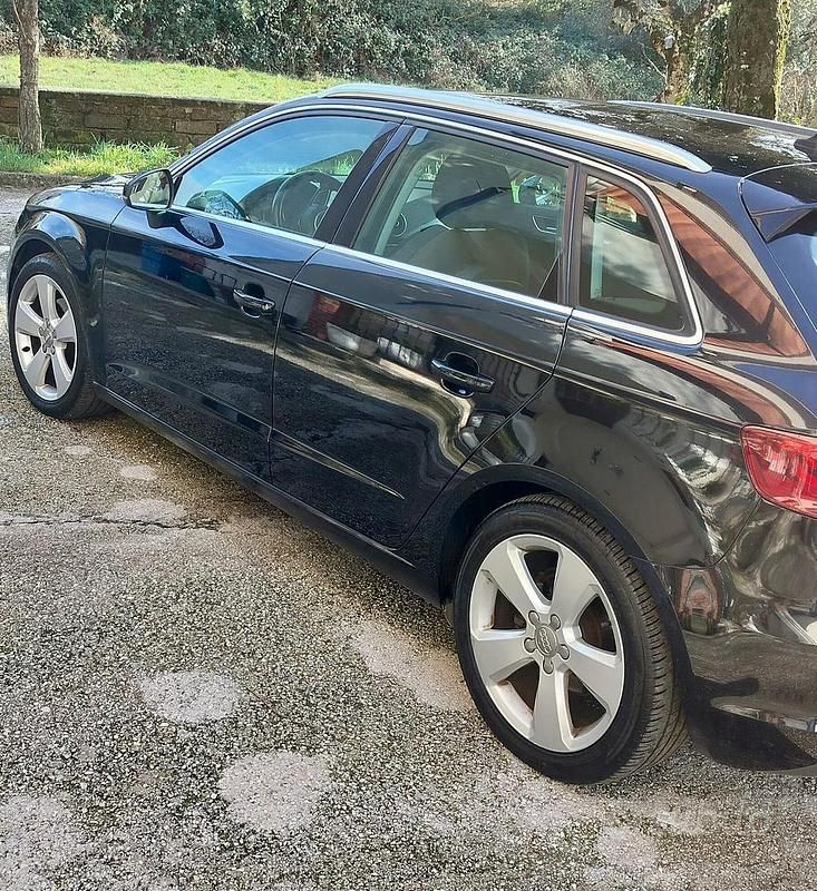 Usata Audi A3 Attraction 150 CV (110 kW) 2013 Nero Berlina