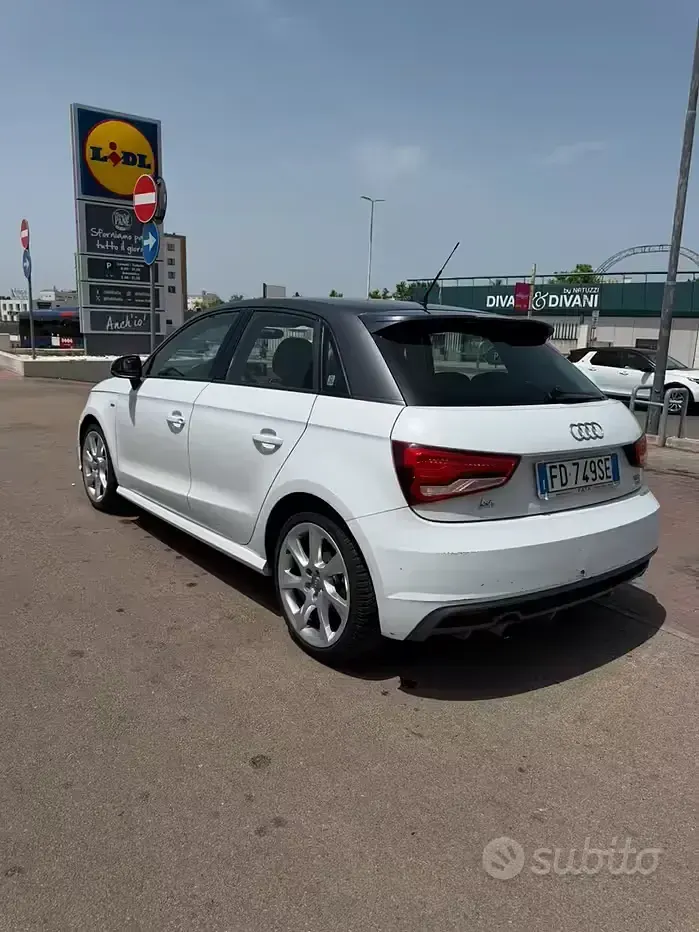 Usata Audi A1 Sportback S-Line 95 CV (69 kW) 2016 Bianco Utilitaria