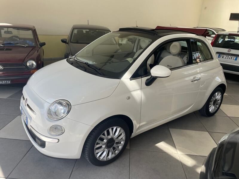 Usata Fiat 500C Lounge 69 CV (50 kW) 2014 Bianco Cabrio