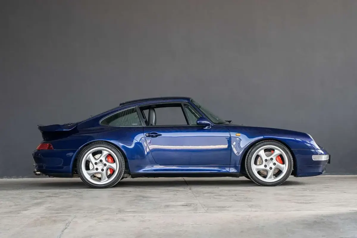 Usata Porsche 993 408 CV (300 kW) 1995 Irisblau Coupé
