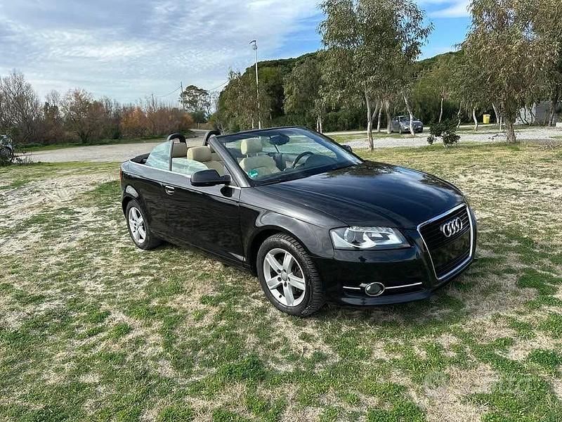 Usata Audi A3 Cabriolet 140 CV (102 kW) 2011 Nero Cabrio
