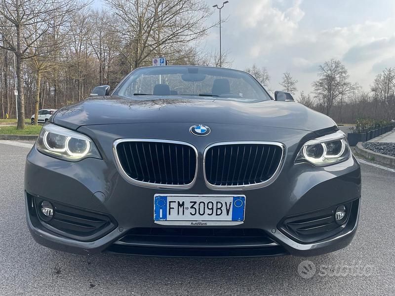 Usata BMW 220 184 CV (135 kW) 2017 Grigio Cabrio