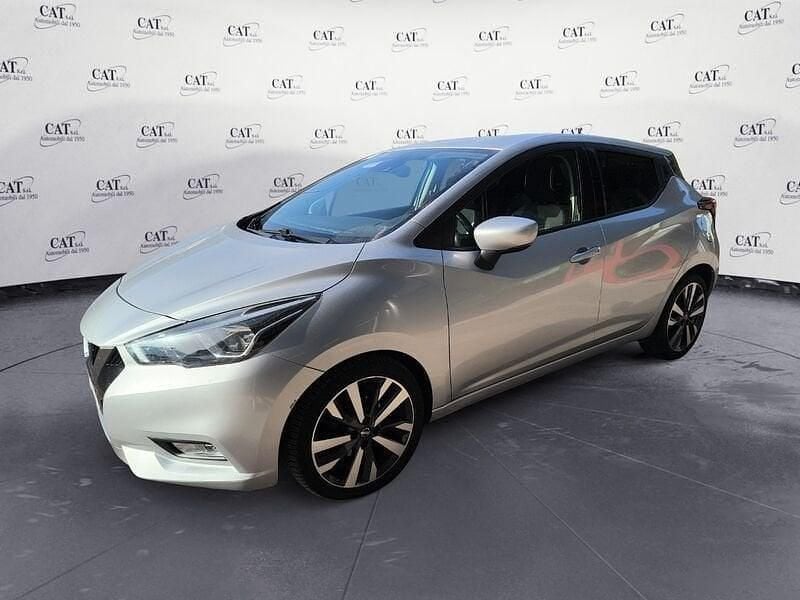 Usata Nissan Micra Tekna 90 CV (66 kW) 2017 Argento Utilitaria
