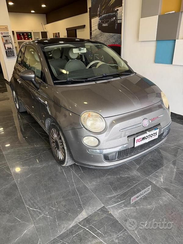 Usata Fiat 500 Lounge 69 CV (50 kW) 2009 Grigio Berlina