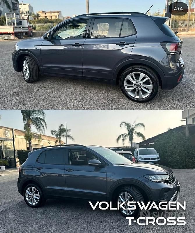Usata VW T-Cross Edition 85 CV (62 kW) 2024 Grigio SUV