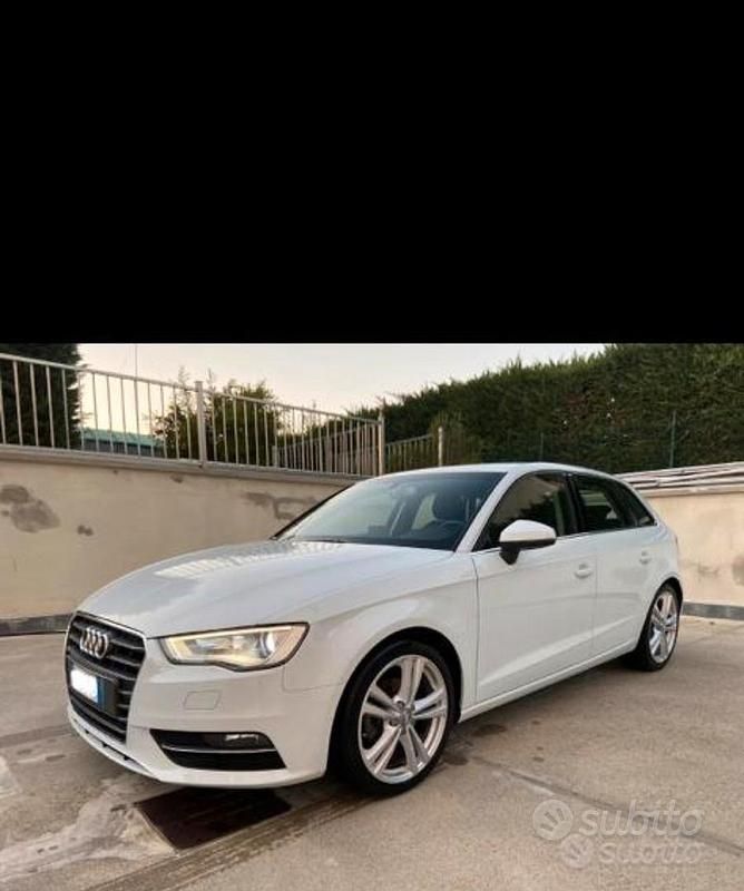 Usata Audi A3 Attraction 150 CV (110 kW) 2015 Bianco Berlina