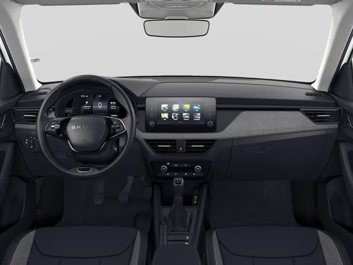 Nuova Skoda Kamiq 95 CV (69 kW) 2026 Bianco luna metallizzato nero tulipano p SUV