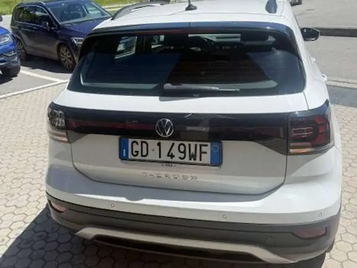 Usata VW T-Cross Style 95 CV (69 kW) 2020 Bianco SUV