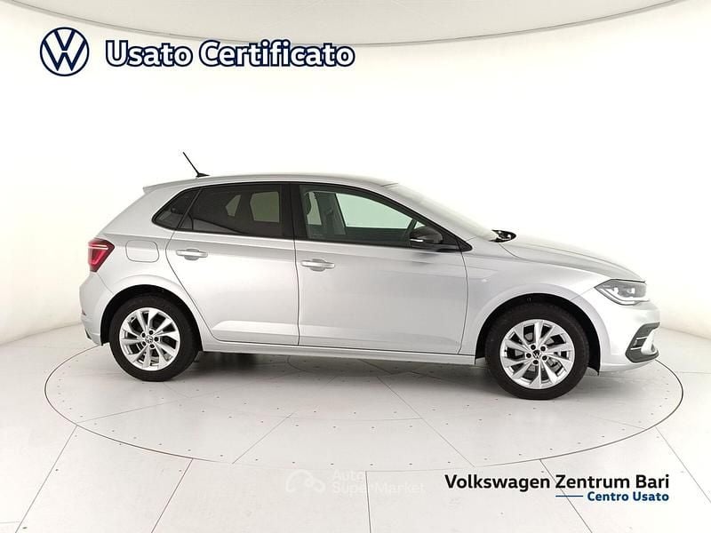 Usata VW Polo Style 95 CV (69 kW) 2023 Argento Berlina