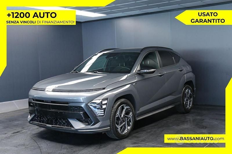 Usata Hyundai Kona N Line 120 CV (88 kW) 2023 Grigio SUV