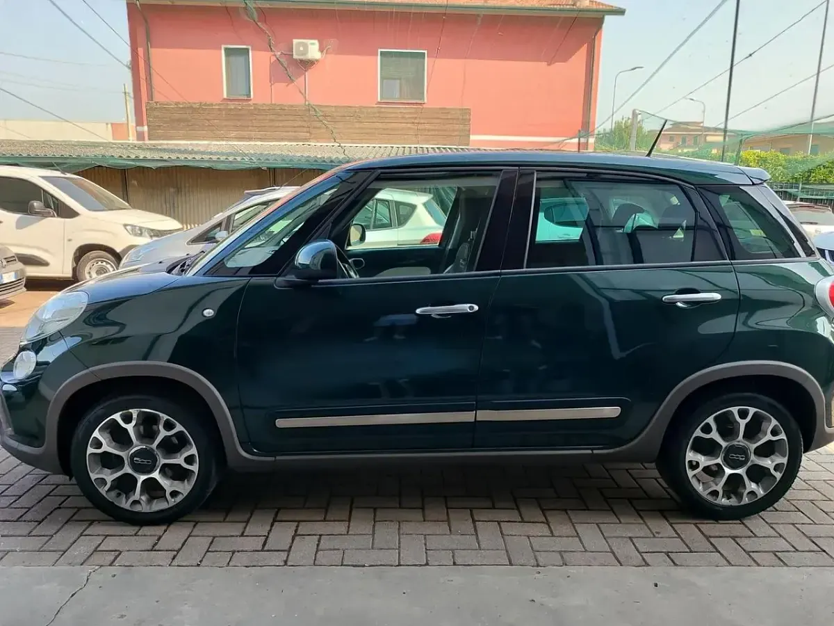 Usata Fiat 500L Trekking 95 CV (69 kW) 2017 Verde Monovolume