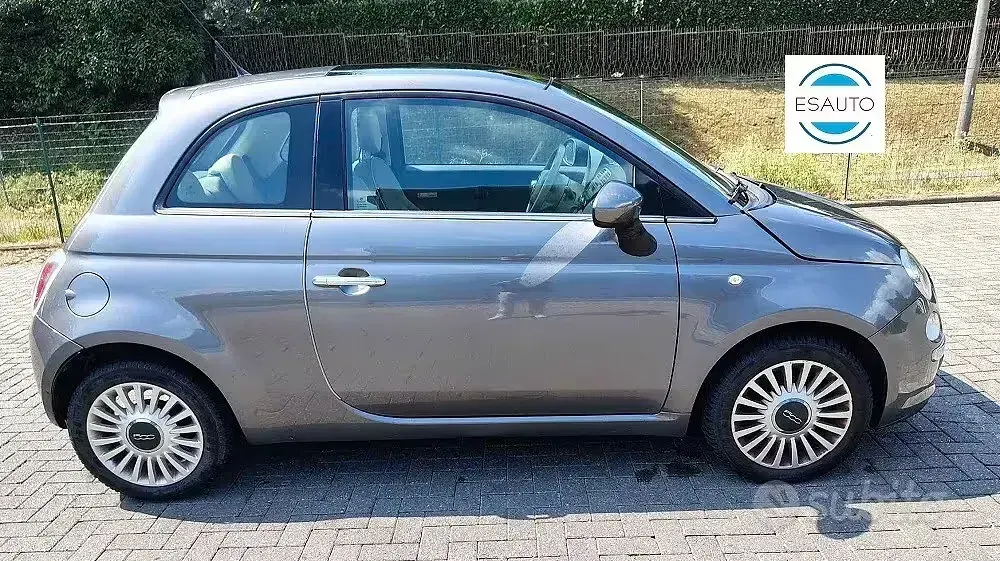 Usata Fiat 500 Lounge 95 CV (69 kW) 2012 Grigio Berlina