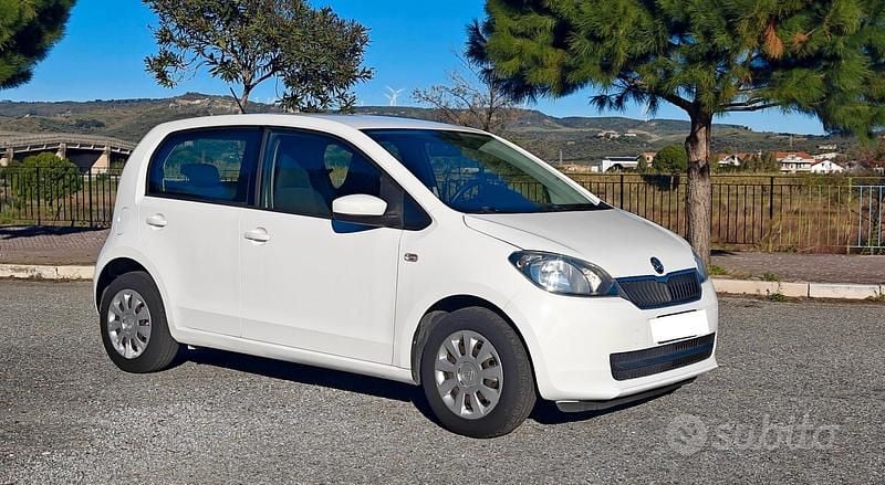 Usata Skoda Citigo G-TEC Active 68 CV (50 kW) 2016 Bianco Utilitaria