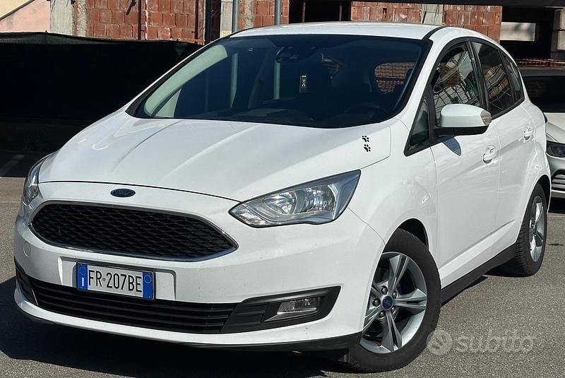 Usata Ford C-MAX Titanium 120 CV (88 kW) 2018 Bianco Monovolume