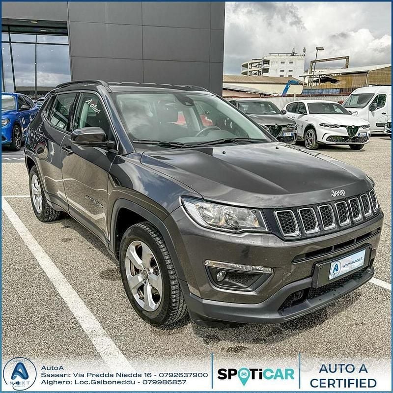 Usata Jeep Compass Longitude 120 CV (88 kW) 2018 Grigio scuro SUV