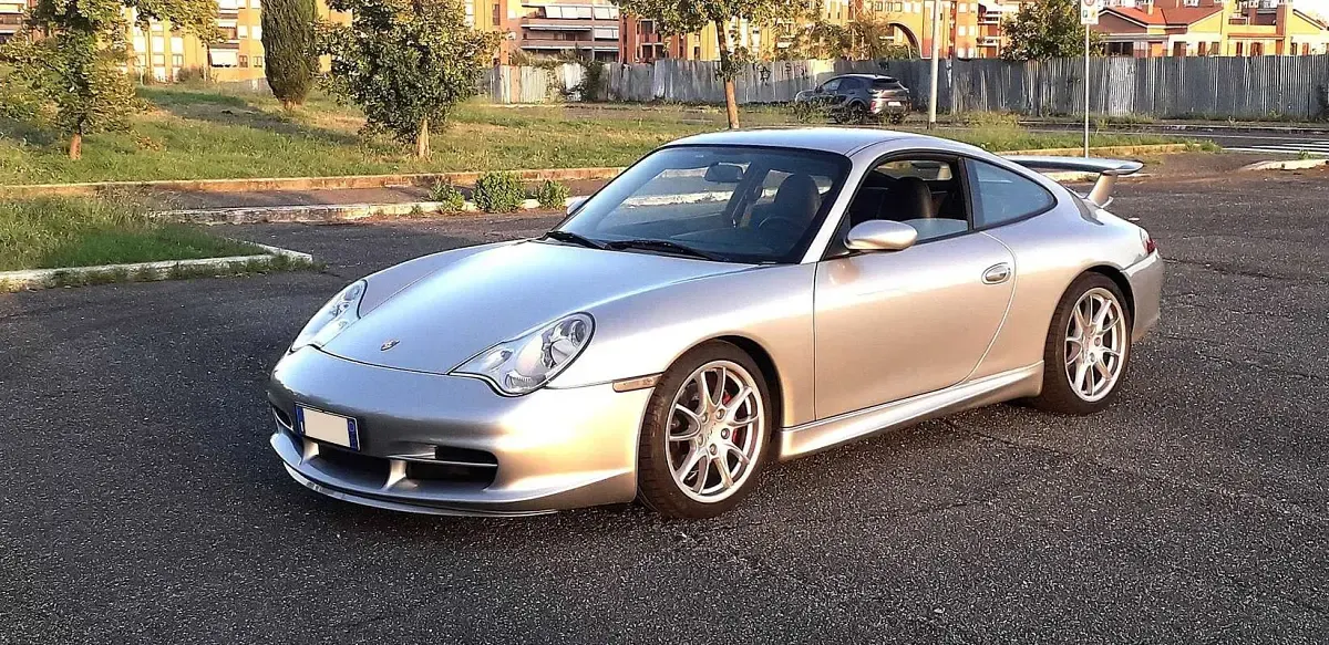 Usata Porsche 996 381 CV (280 kW) 2002 Argento Coupé