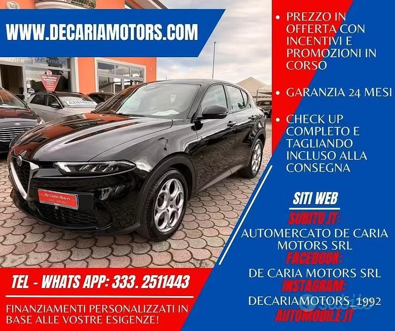 Usata Alfa Romeo Tonale Super 131 CV (96 kW) 2023 Nero SUV