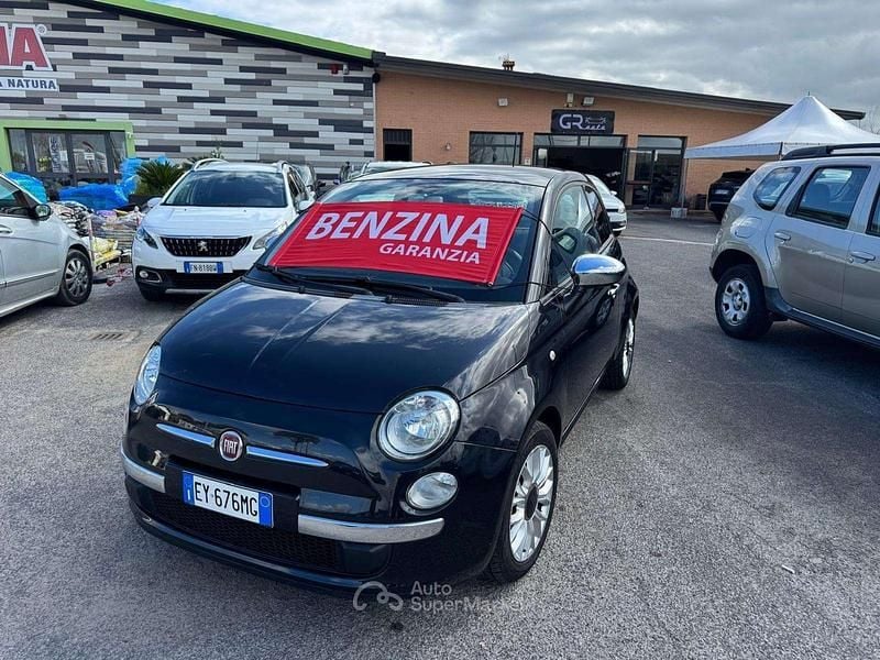 Usata Fiat 500 Lounge 69 CV (50 kW) 2015 Nero Utilitaria