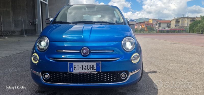 Usata Fiat 500 Mirror 95 CV (69 kW) 2018 Blu Utilitaria