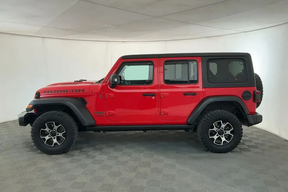 Usata Jeep Wrangler Unlimited Rubicon 200 CV (147 kW) 2020 Rosso SUV