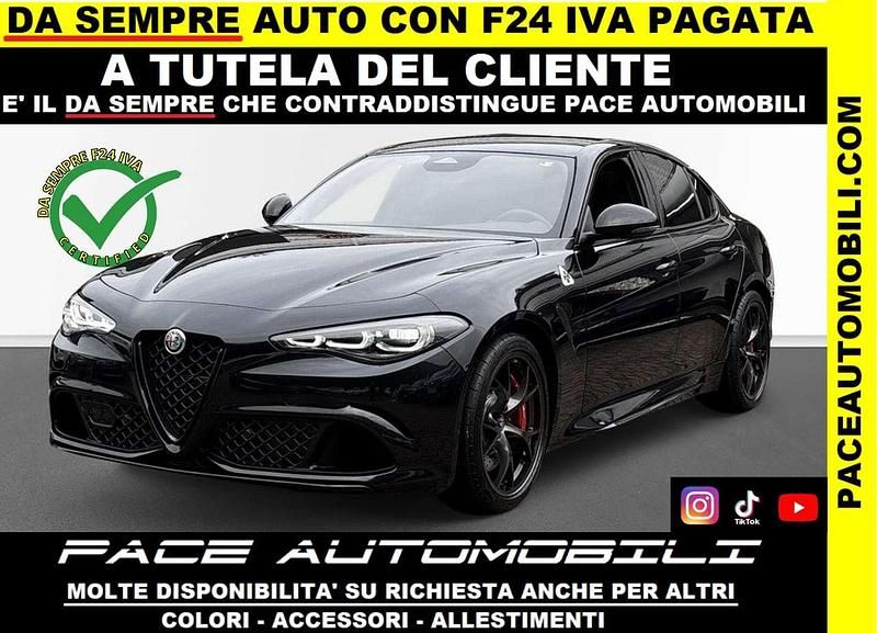 Nero Usata 2025 Alfa Romeo Giulia Quadrifoglio Tre volumi | 78.900 € - Immagine 1/3