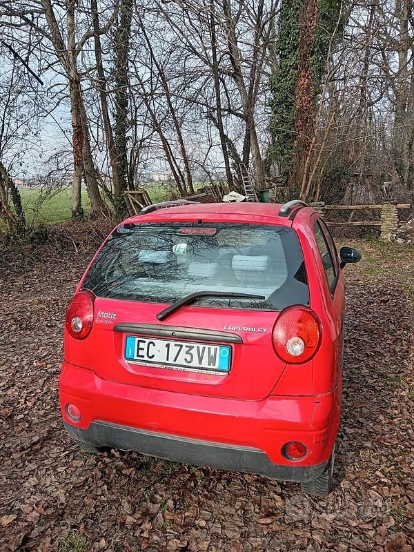 Usata Chevrolet Matiz 2010 Rosso Utilitaria