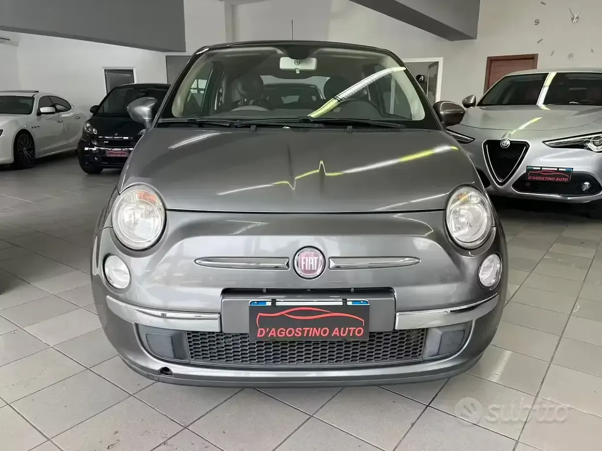 Usata Fiat 500 Lounge 95 CV (69 kW) 2011 Grigio Utilitaria