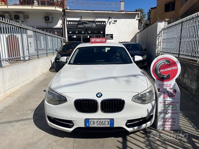 Usata BMW 118 Sport Line 143 CV (105 kW) 2013 Bianco Utilitaria