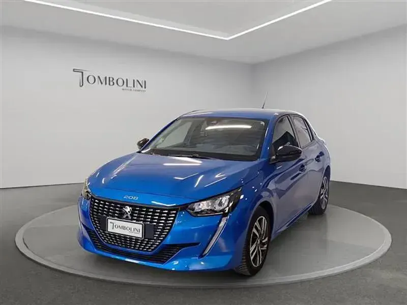 Usata Peugeot 208 Allure 101 CV (74 kW) 2023 Blu/azzurro Utilitaria