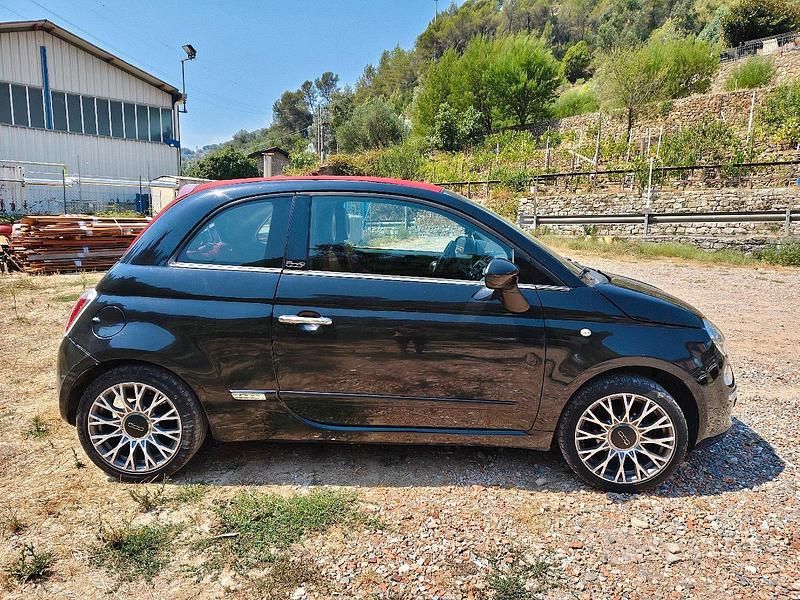 Usata Fiat 500 69 CV (50 kW) 2012 Nero Cabrio