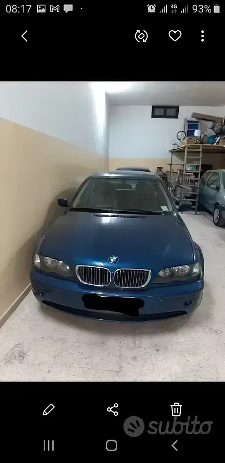 Usata BMW 330 184 CV (135 kW) 2001 Blu Berlina