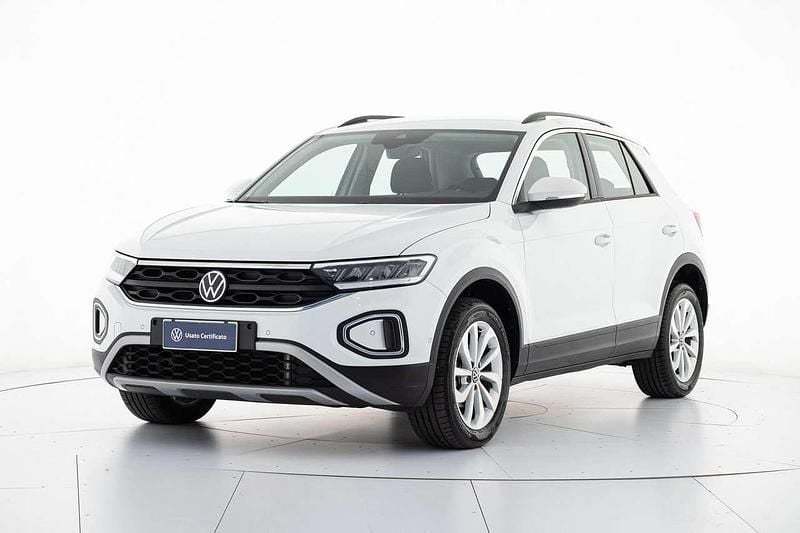 Usata VW T-Roc Life 110 CV (80 kW) 2022 Bianco SUV