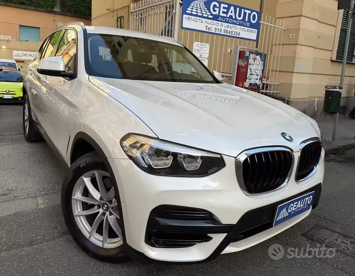 Usata BMW X3 Advantage 150 CV (110 kW) 2018 Bianco SUV
