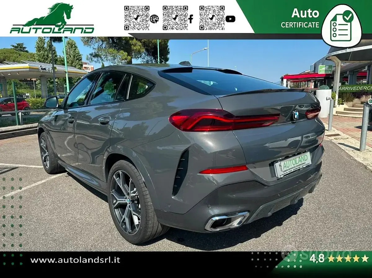 Usata BMW X6 M Sport 298 CV (219 kW) 2024 Grigio dravite metallizzato (b SUV