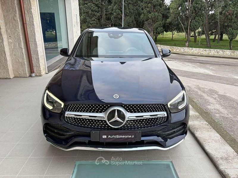 Usata Mercedes GLC43 AMG Premium Plus 194 CV (142 kW) 2021 Blu Coupé