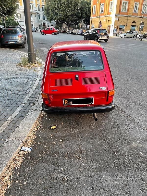 Usata Fiat 126 24 CV (17 kW) 1981 Rosso Utilitaria